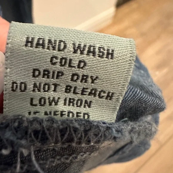 Nostalgia Blue Denim Jacket with drawstring waist and peplum - Picture 7 of 7